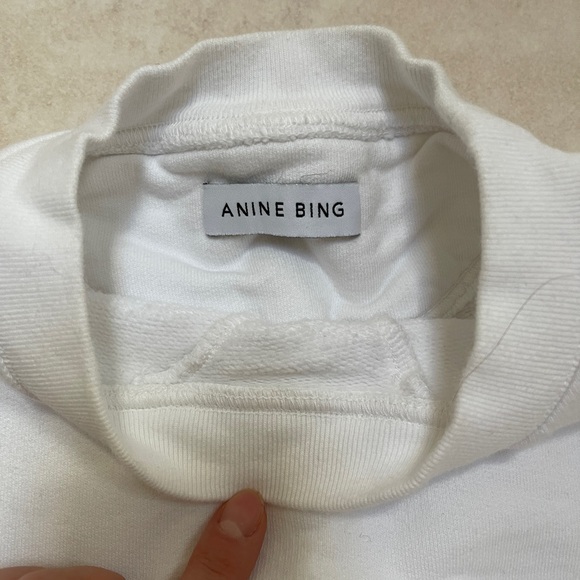 White Crewneck Sweater - Picture 2 of 4